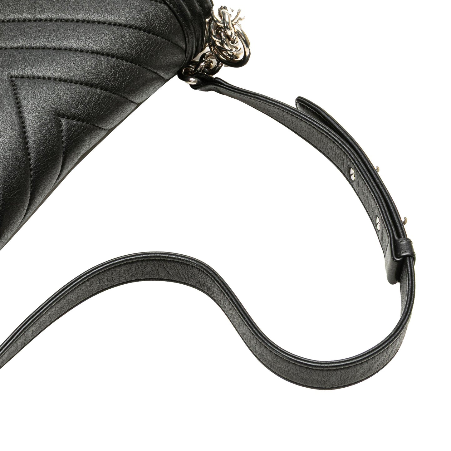Chanel Medium Calfskin Chevron Boy Flap Black