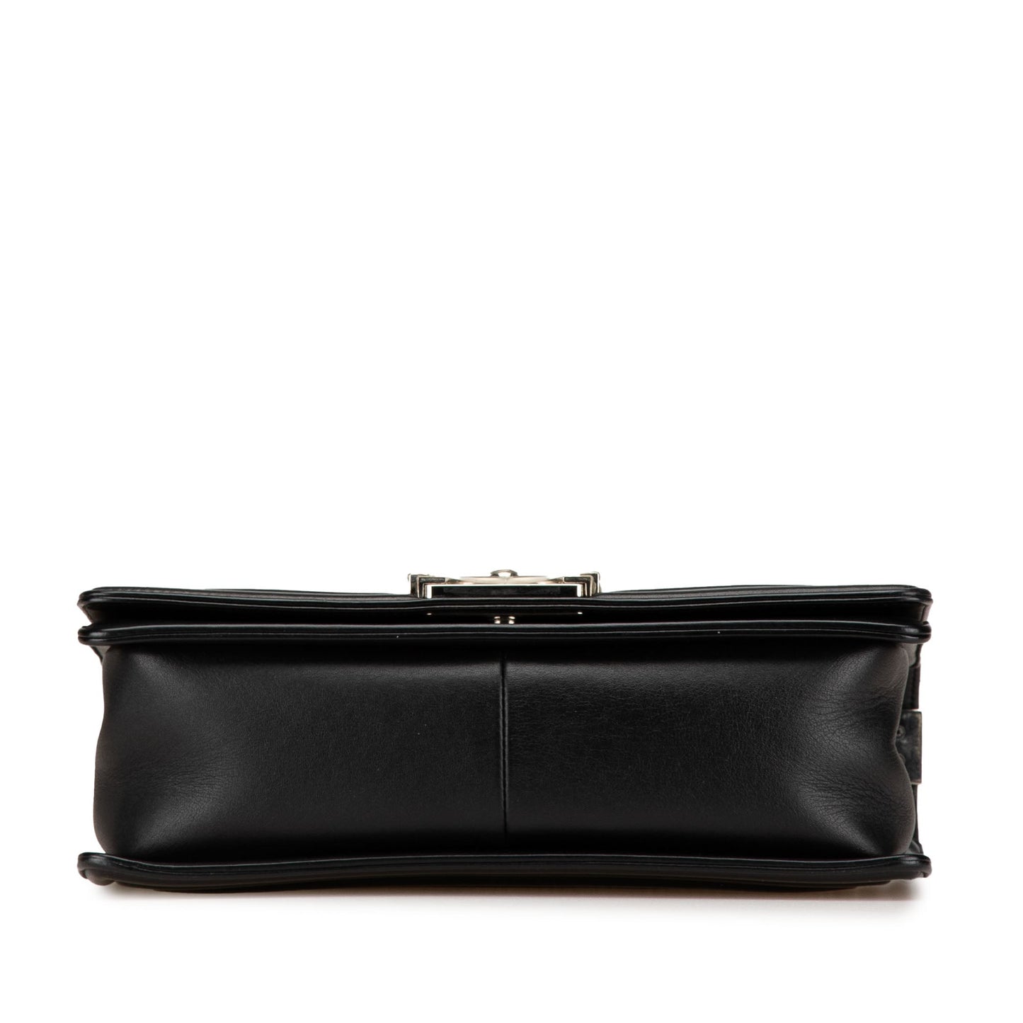 Chanel Medium Calfskin Chevron Boy Flap Black