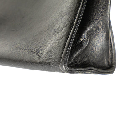Chanel CC Quilted Lambskin Full Flap Black
