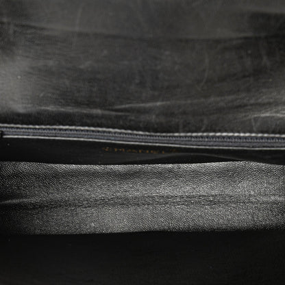 Chanel CC Quilted Lambskin Full Flap Black