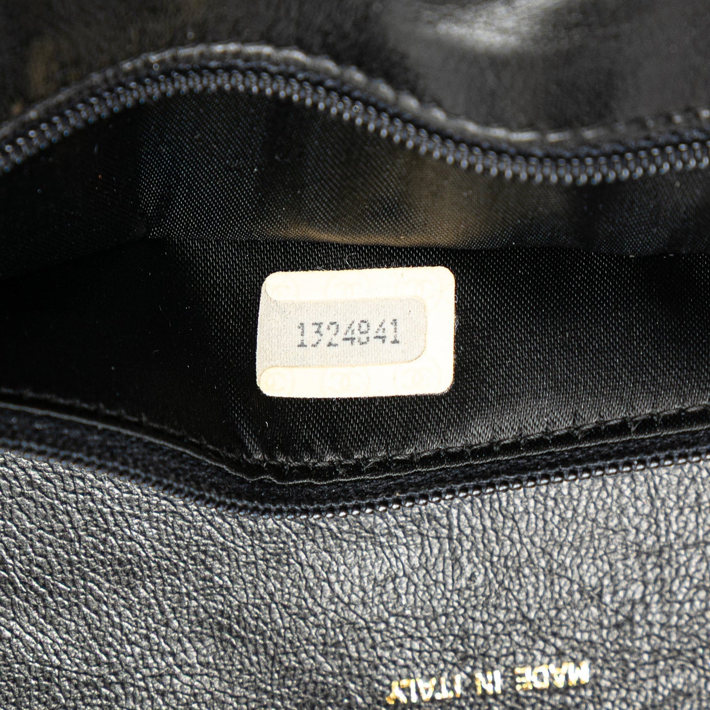 Chanel CC Quilted Lambskin Full Flap Black