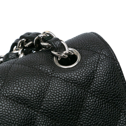 Chanel Jumbo Classic Caviar Double Flap Black