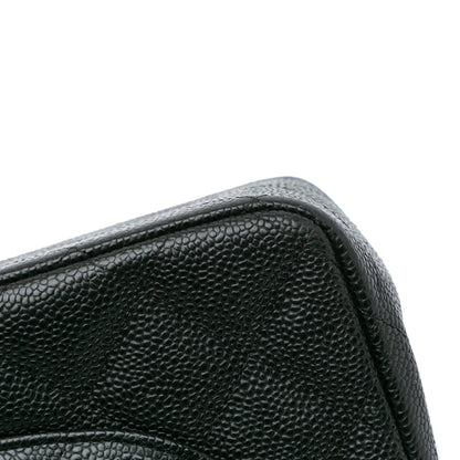 Chanel Jumbo Classic Caviar Double Flap Black