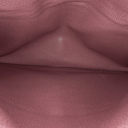 Chanel Jumbo Classic Caviar Double Flap Pink