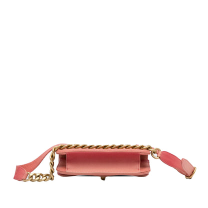 Chanel Caviar Sunset On The Sea Flap Belt Bag Pink