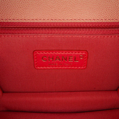 Chanel Caviar Sunset On The Sea Flap Belt Bag Pink