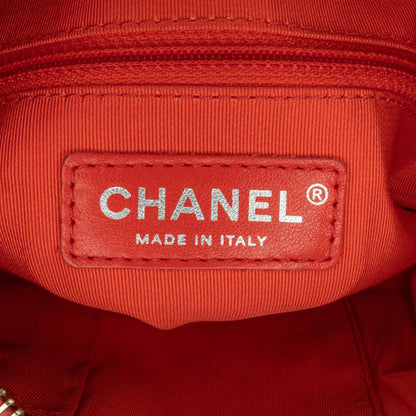 Chanel Small Aged Calfskin Gabrielle Crossbody Red