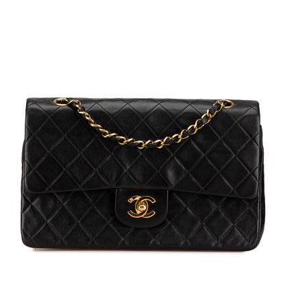 Chanel Medium Classic Lambskin Double Flap Black