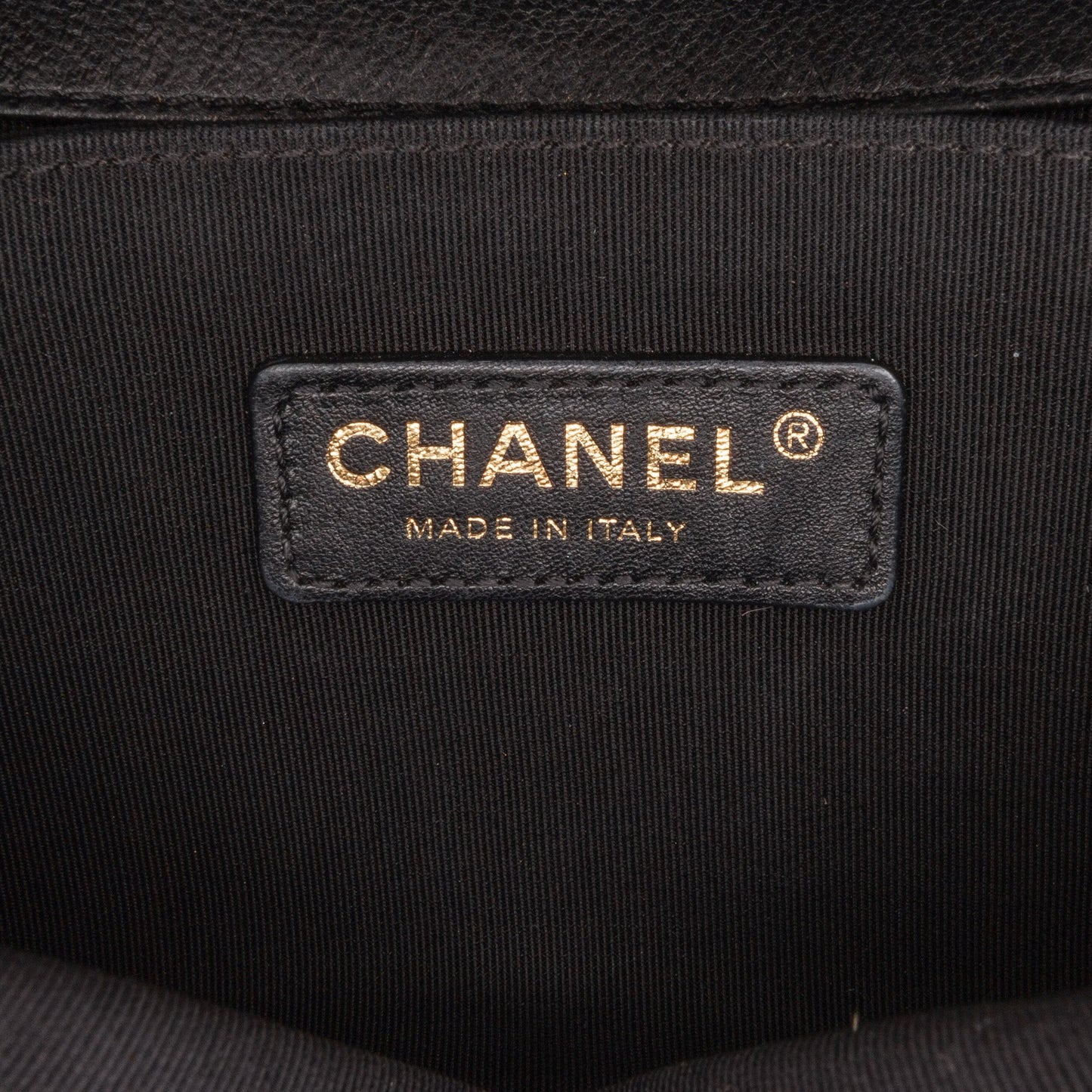 Chanel Crest-Embellished Medium Boy Bag White