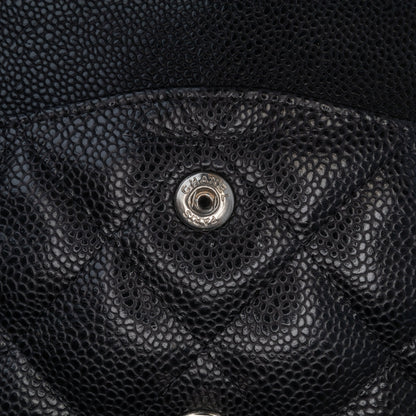 Chanel Jumbo Classic Caviar Double Flap Black