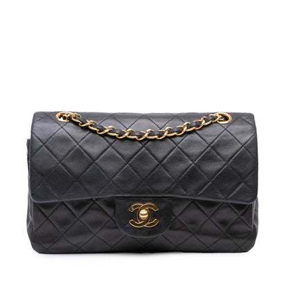 Chanel Small Classic Lambskin Double Flap Black