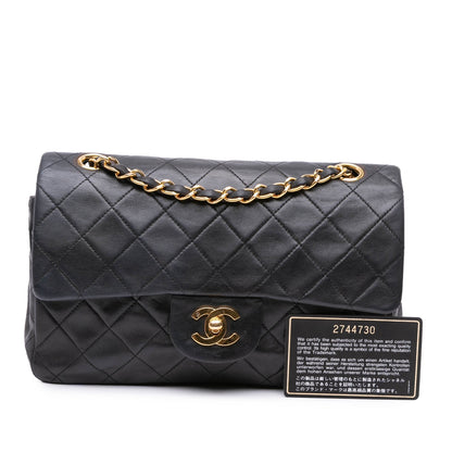 Chanel Small Classic Lambskin Double Flap Black