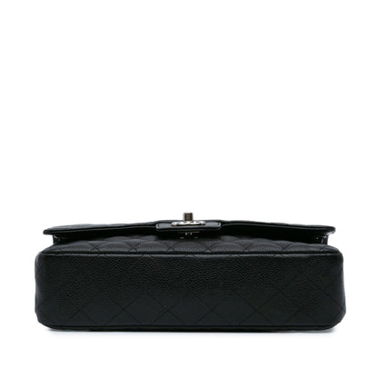 Chanel Medium Classic Caviar Double Flap Black