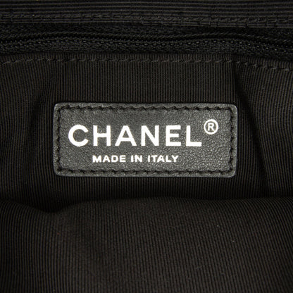 Chanel CC Grossgrain trim Lambskin Flap Shoulder Bag Red