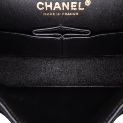 Chanel Medium Classic Jersey Double Flap Black