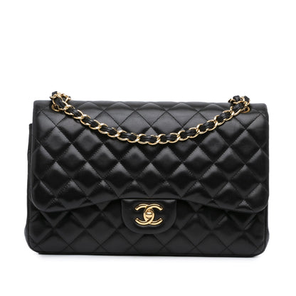 Chanel Jumbo Classic Lambskin Double Flap Black