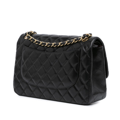 Chanel Jumbo Classic Lambskin Double Flap Black