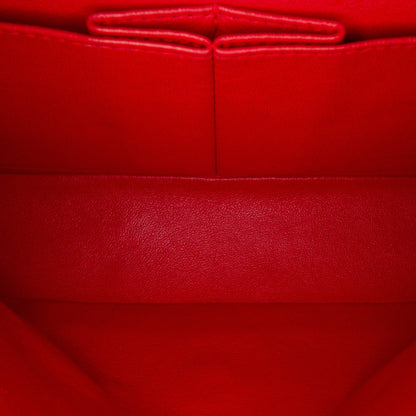 Chanel Medium Classic Jersey Double Flap Red
