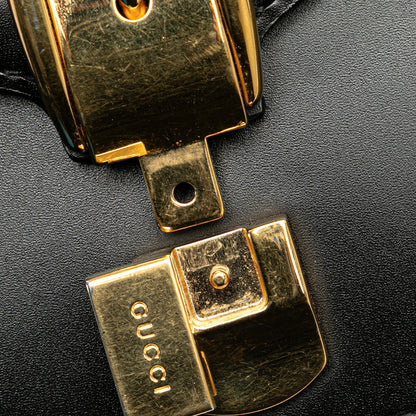 Gucci Mini Sylvie Leather Chain Crossbody Bag Black