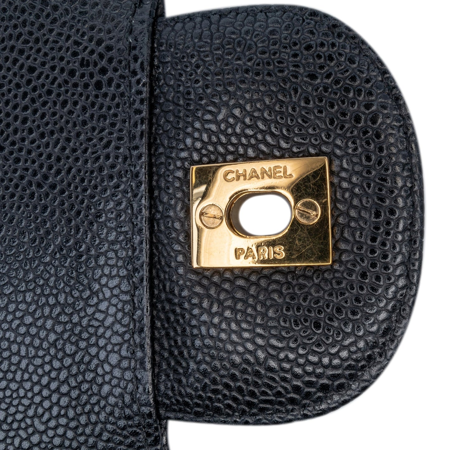 Chanel Maxi Classic Caviar Single Flap Black