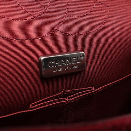 Chanel Paris-Salzburg Reissue 2.55 Quilted Wool Double Flap 225 Red