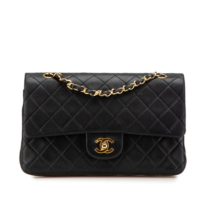 Chanel Medium Classic Lambskin Double Flap Black