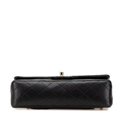 Chanel Medium Classic Lambskin Double Flap Black