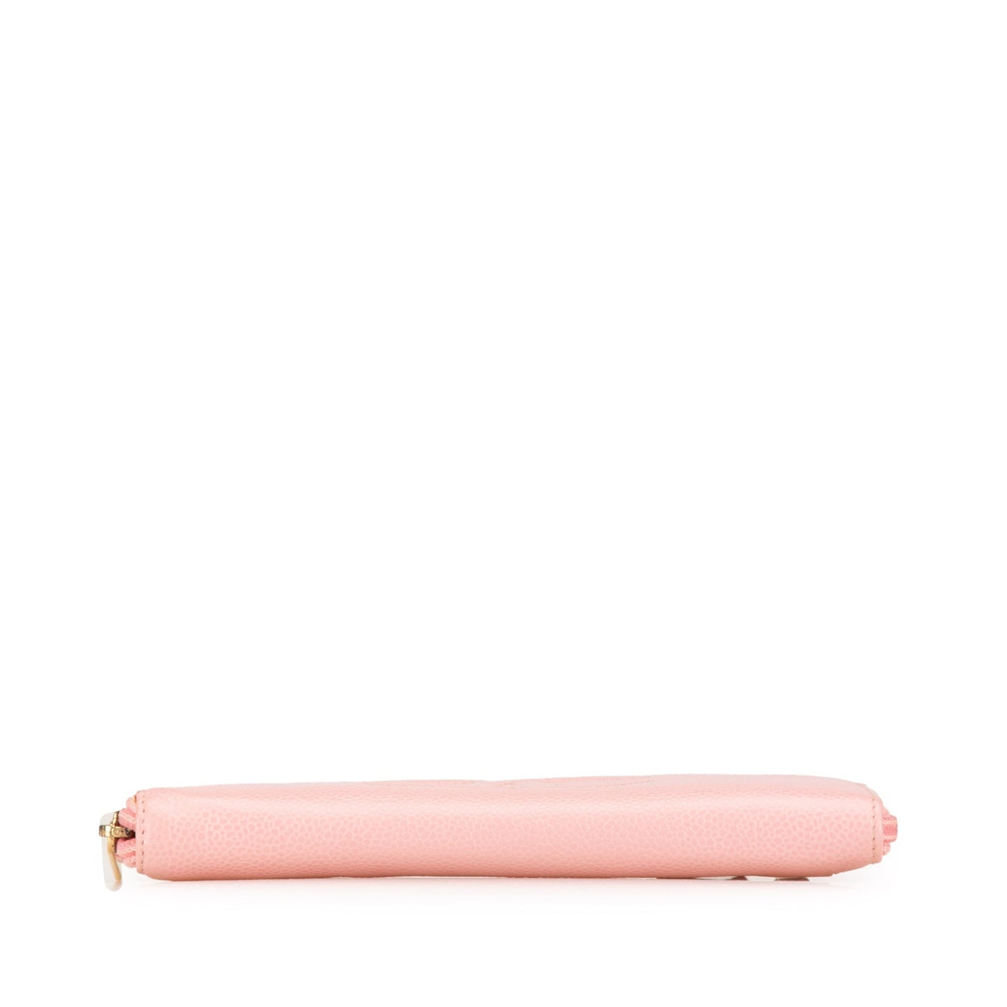 Chanel CC Caviar Continental Zip Wallet Pink