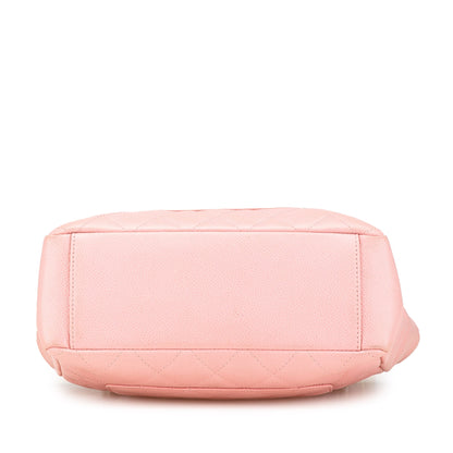 Chanel Caviar Petite Shopping Tote Pink