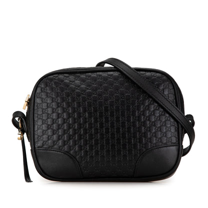 Gucci Microguccissima Bree Crossbody Black