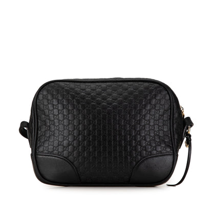 Gucci Microguccissima Bree Crossbody Black