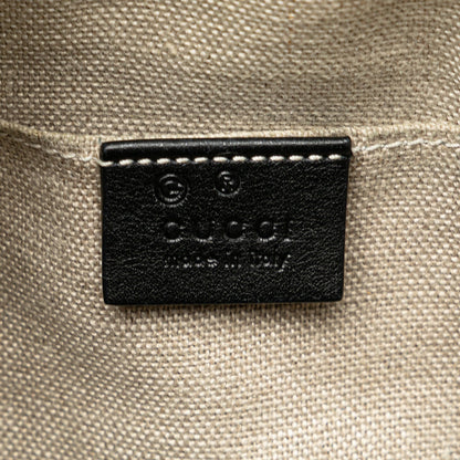 Gucci Microguccissima Bree Crossbody Black
