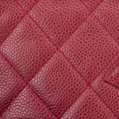 Chanel Caviar Grand Shopping Tote Red