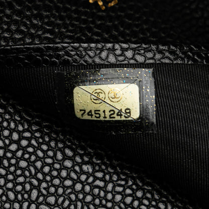Chanel Mini Caviar Agenda Cover Black