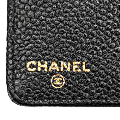 Chanel Mini Caviar Agenda Cover Black