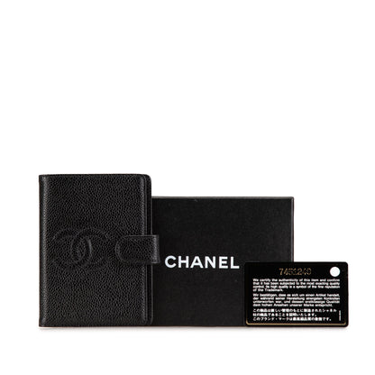 Chanel Mini Caviar Agenda Cover Black