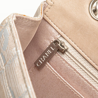 Chanel Medium New Travel Line Nylon Single Flap Brown