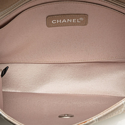 Chanel Medium New Travel Line Nylon Single Flap Brown