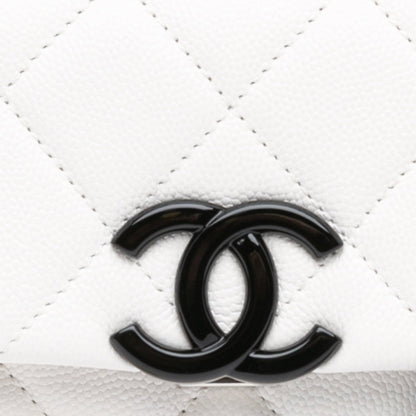 Chanel Small Quilted Caviar My Everything Flap White