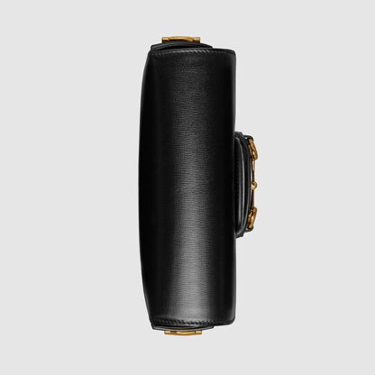 Gucci Horsebit 1955 Mini Bag Black Leather