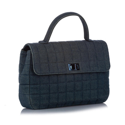 Chanel Denim choco Bar quilted Handbag NW5321