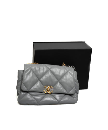 Chanel Large Gray 19 Shoulder Bag - ASL1590