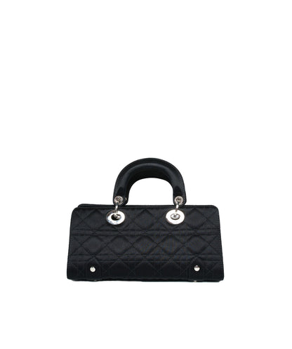 Christian Dior Black Cannage Top Handle Bag GHW  AGL1036