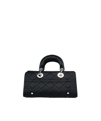 Christian Dior Black Cannage Top Handle Bag GHW  AGL1036