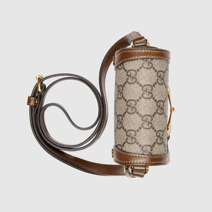 Gucci Horsebit 1955 Mini Bag Brown Leather