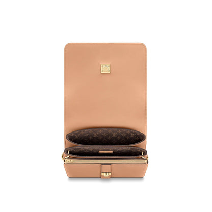Louis Vuitton Rendez-Vous Calfskin Camel Brown Handbag