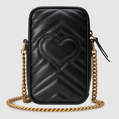 Gucci GG Marmont Mini Bag Black Leather