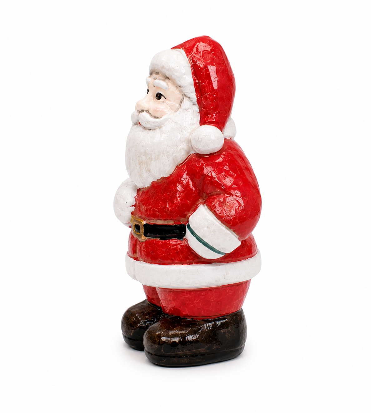Hand Painted Ceramic Santa Claus Figurine Christmas Holiday Decor