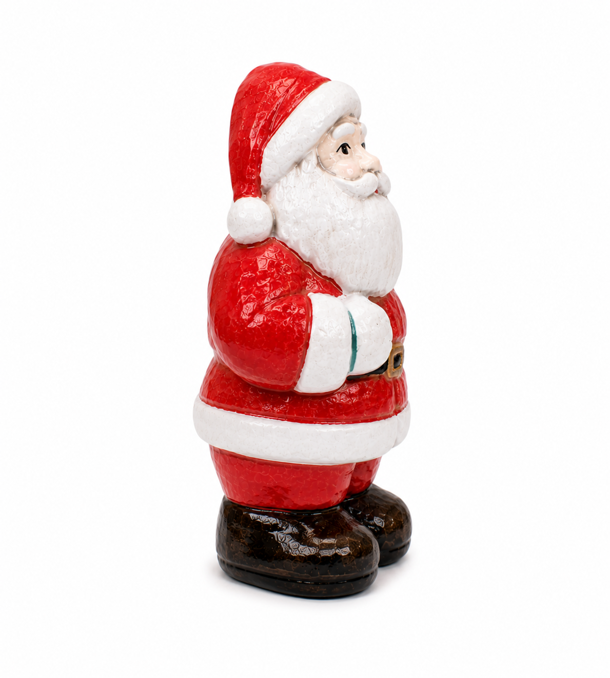 Hand Painted Ceramic Santa Claus Figurine Christmas Holiday Decor